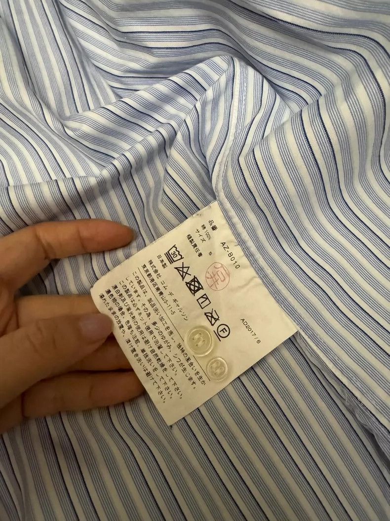 Comme des Garcons Comme Des Garcons Striped heart-shaped shirt 2505-Nextarrow Size US S / EU 44-46 / 1 - 3 Thumbnail