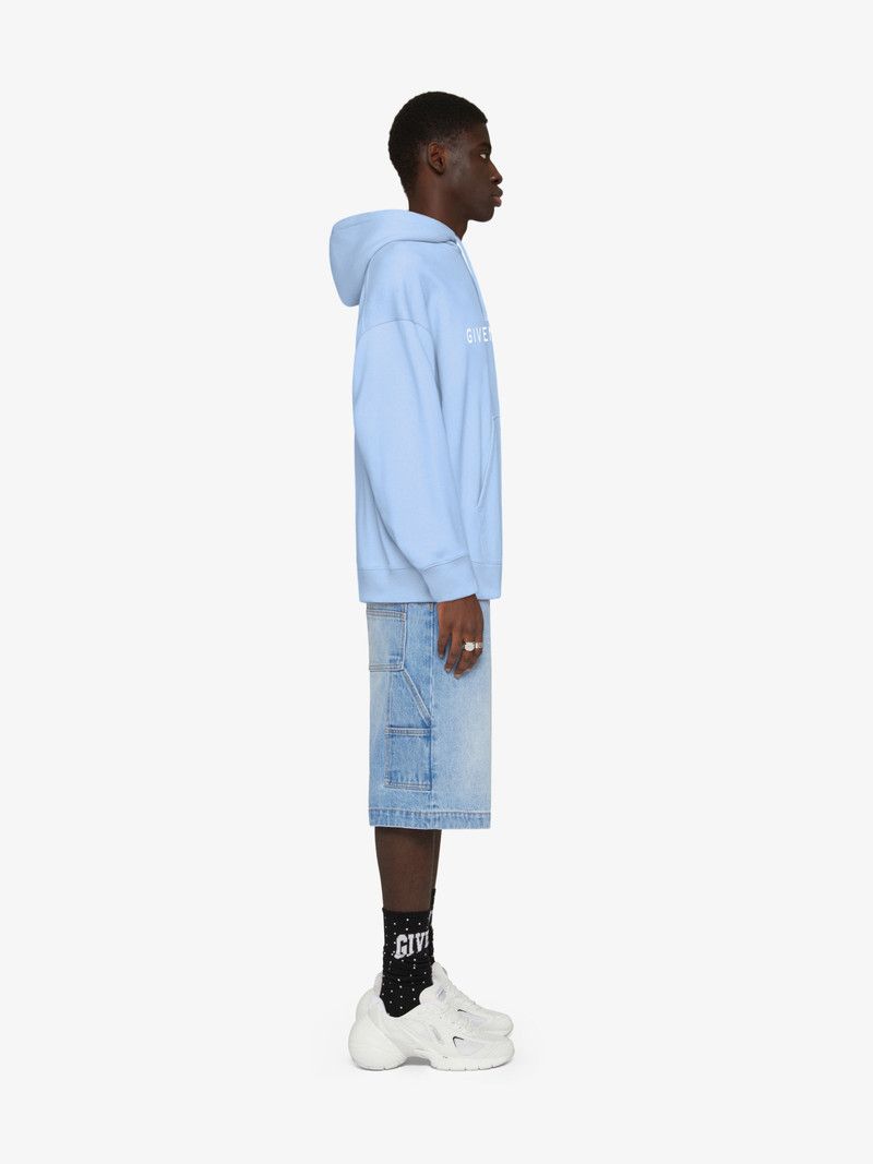 Givenchy o1srvl11e0326 Slim Fit Hoodie in Blue Size US XXL / EU 58 / 5 - 3 Thumbnail