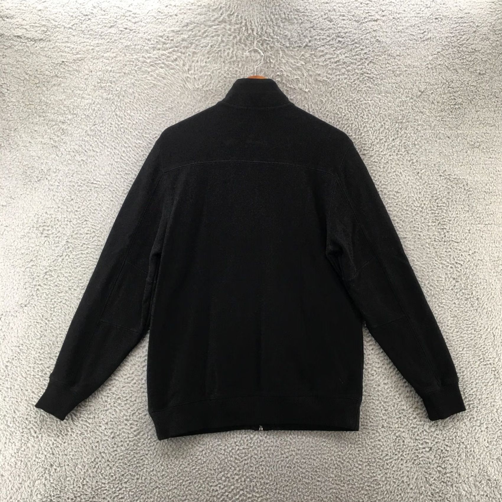 Calvin Klein Calvin Klein Zip Up Jacket Mens M Black Mock Neck Long Sleeve Front Pockets Size US M / EU 48-50 / 2 - 7 Thumbnail