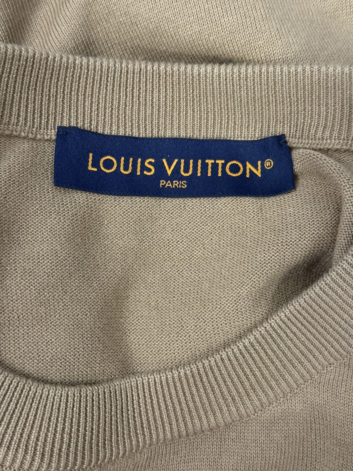 Louis Vuitton Louis Vuitton beige monogram jacquard sleeve t shirt M Size US M / EU 48-50 / 2 - 6 Thumbnail