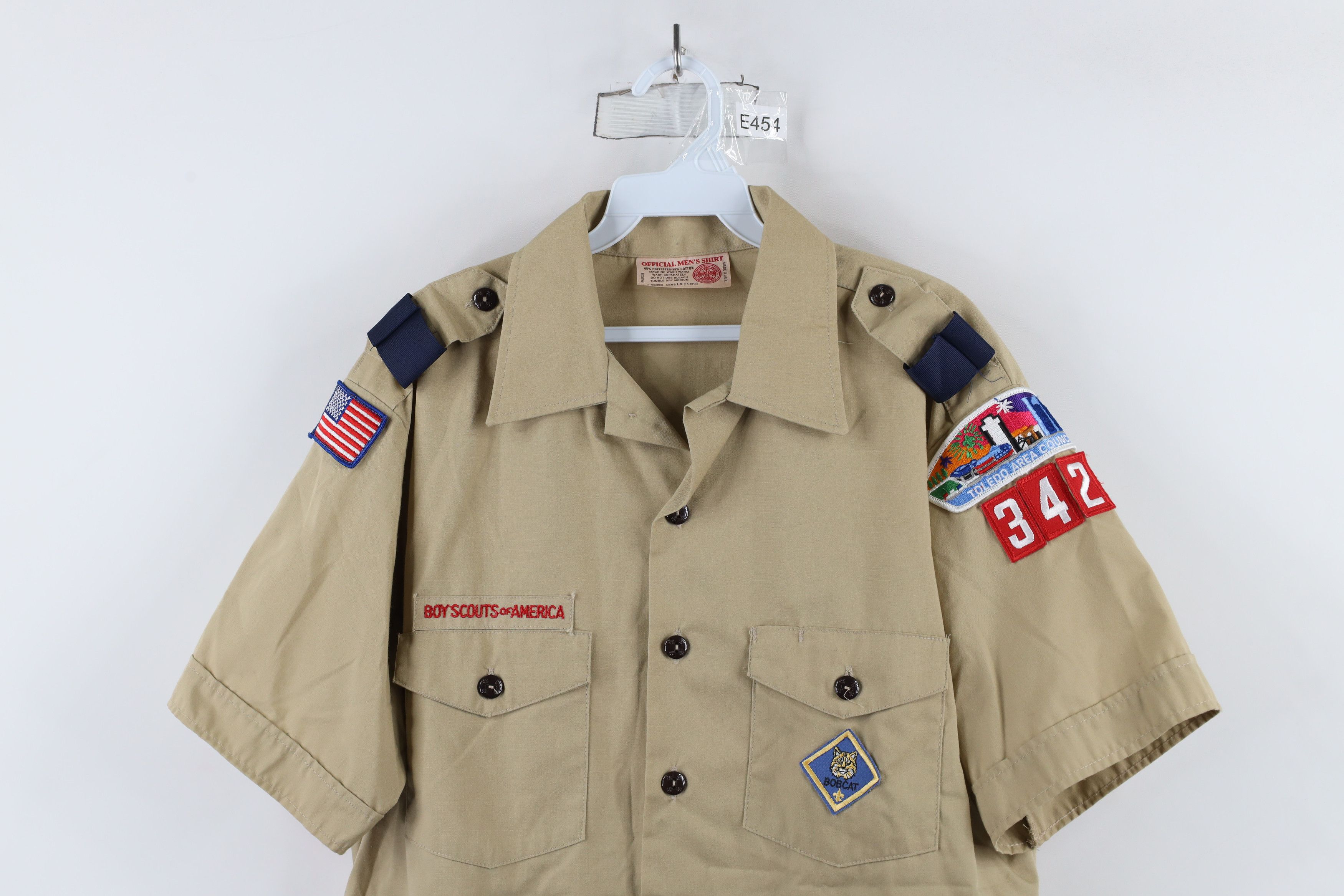 Vintage Vintage 70s Boy Scouts of America 342 Uniform Shirt USA Size US L / EU 52-54 / 3 - 2 Thumbnail