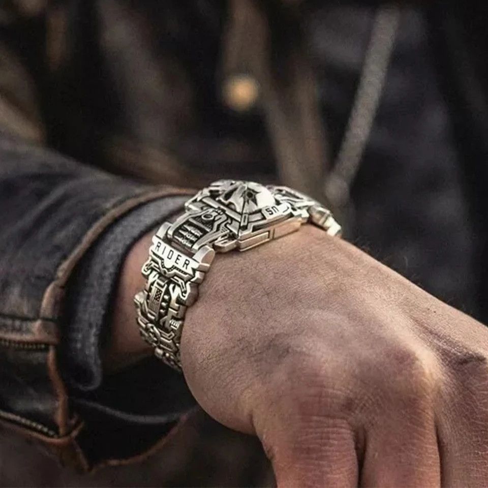 Jewelry × Vintage Vintage Domineering Skull Bracelets Size ONE SIZE - 2 Thumbnail