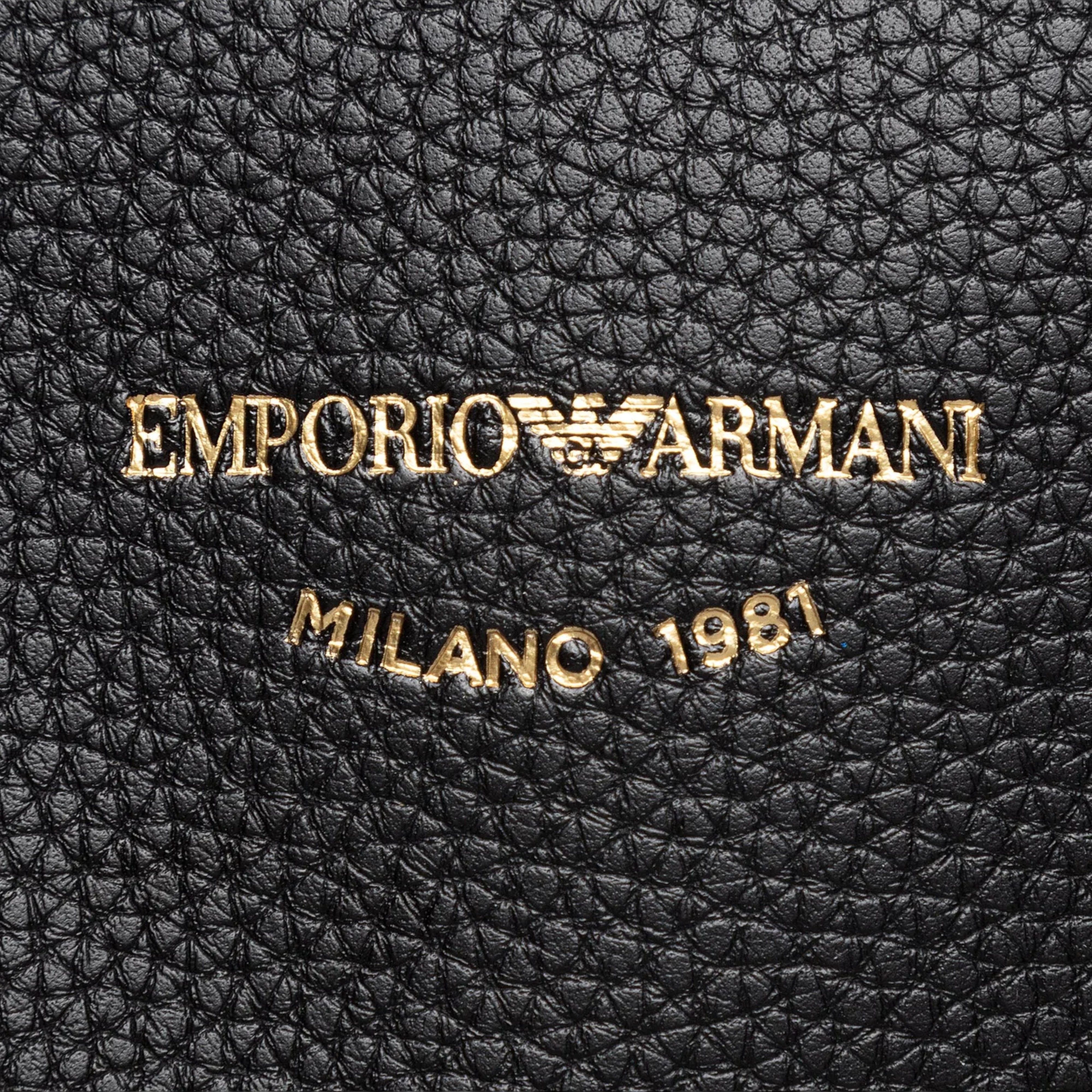 Emporio Armani EMPORIO ARMANI BLACK TOTE BAG Size ONE SIZE - 5 Thumbnail