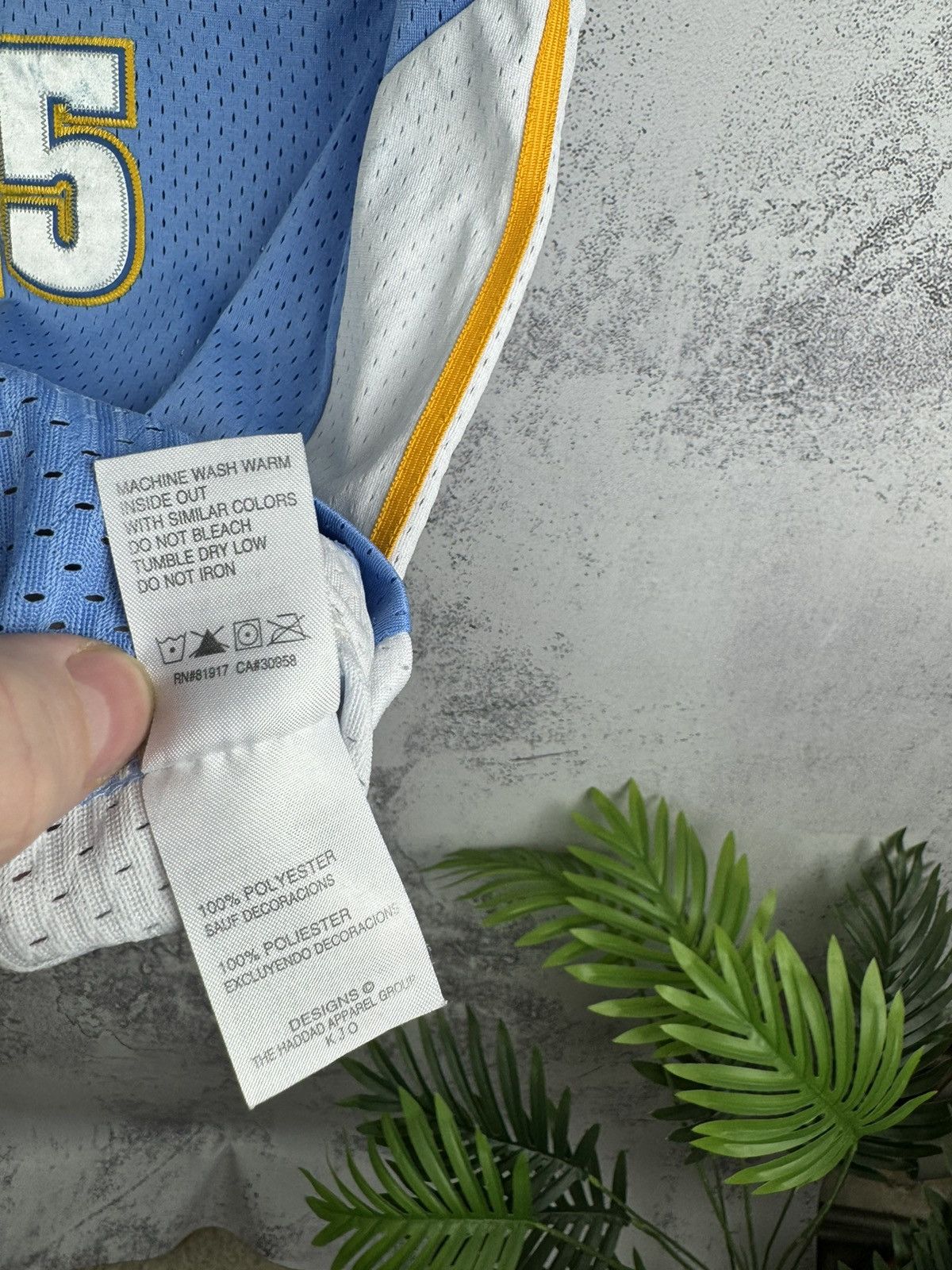 NBA Y2K 2001 TEAM NIKE CARMELO ANTHONY DENVER 15 JERSEY Size US S / EU 44-46 / 1 - 8 Thumbnail