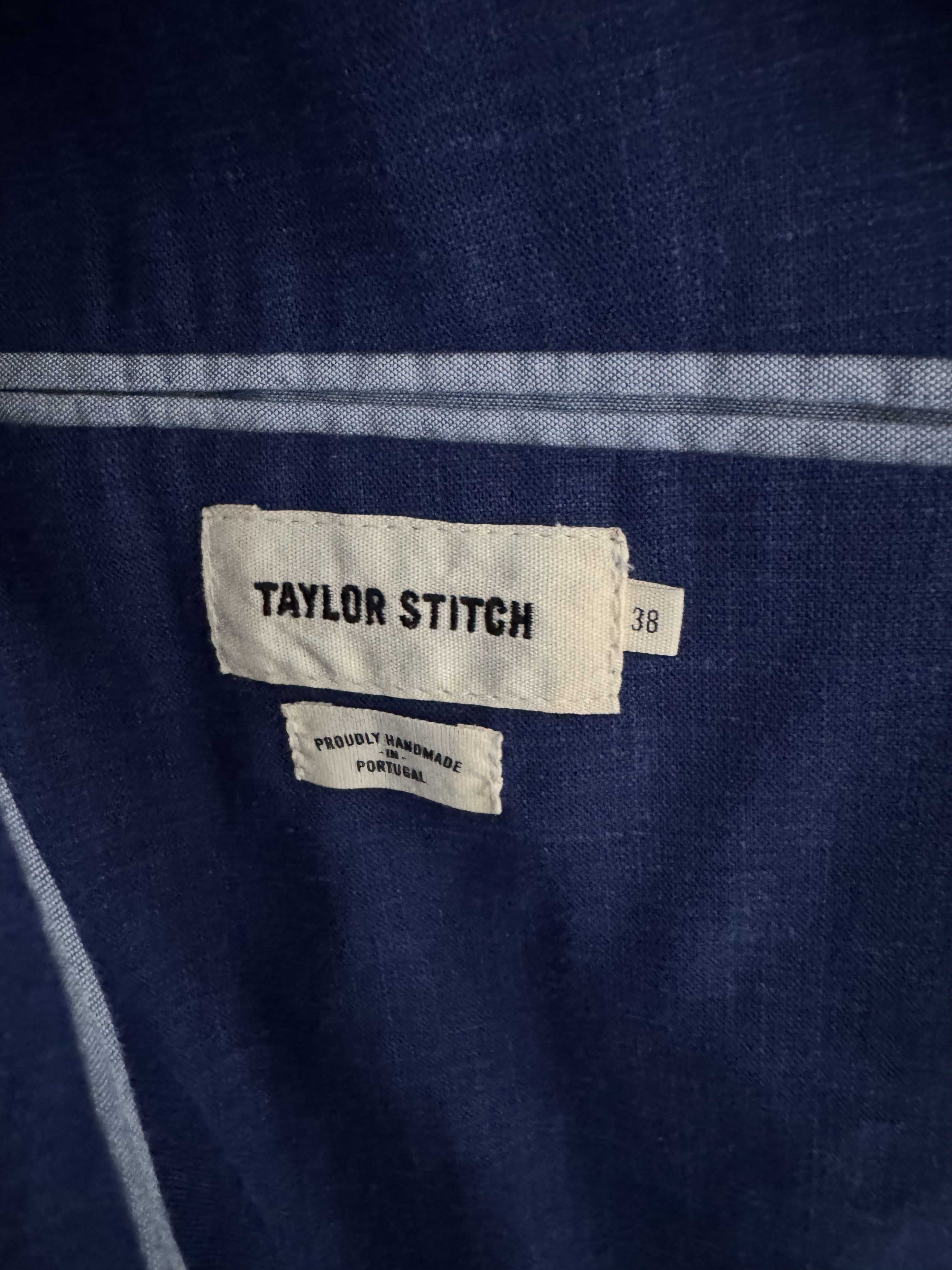 Taylor Stitch Taylor Stitch Cobalt Blue Telegraph Suit Size 38R - 2 Thumbnail