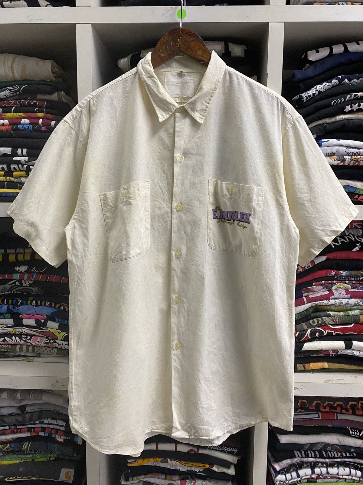 Japanese Brand × Vintage Vintage The E.Harlem Button Up Size US L / EU 52-54 / 3 - 3 Thumbnail
