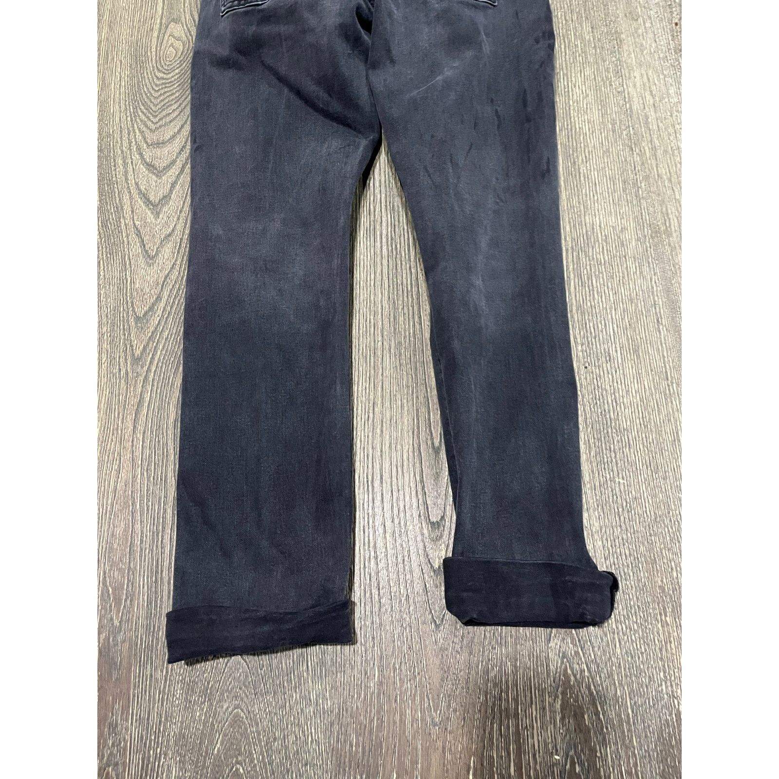 American Eagle Outfitters American Eagle Mens Straight Jeans Distressed Black Sz 29x30 Size US 29 - 10 Thumbnail
