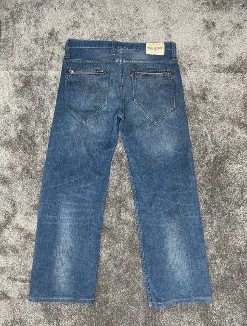 Levi's Vintage Clothing LEVI'S 503 LOOSE 2008 VINTAGE BUCKLE CINCH BACK DENIM PANTS Size US 36 / EU 52 - 1 Thumbnail