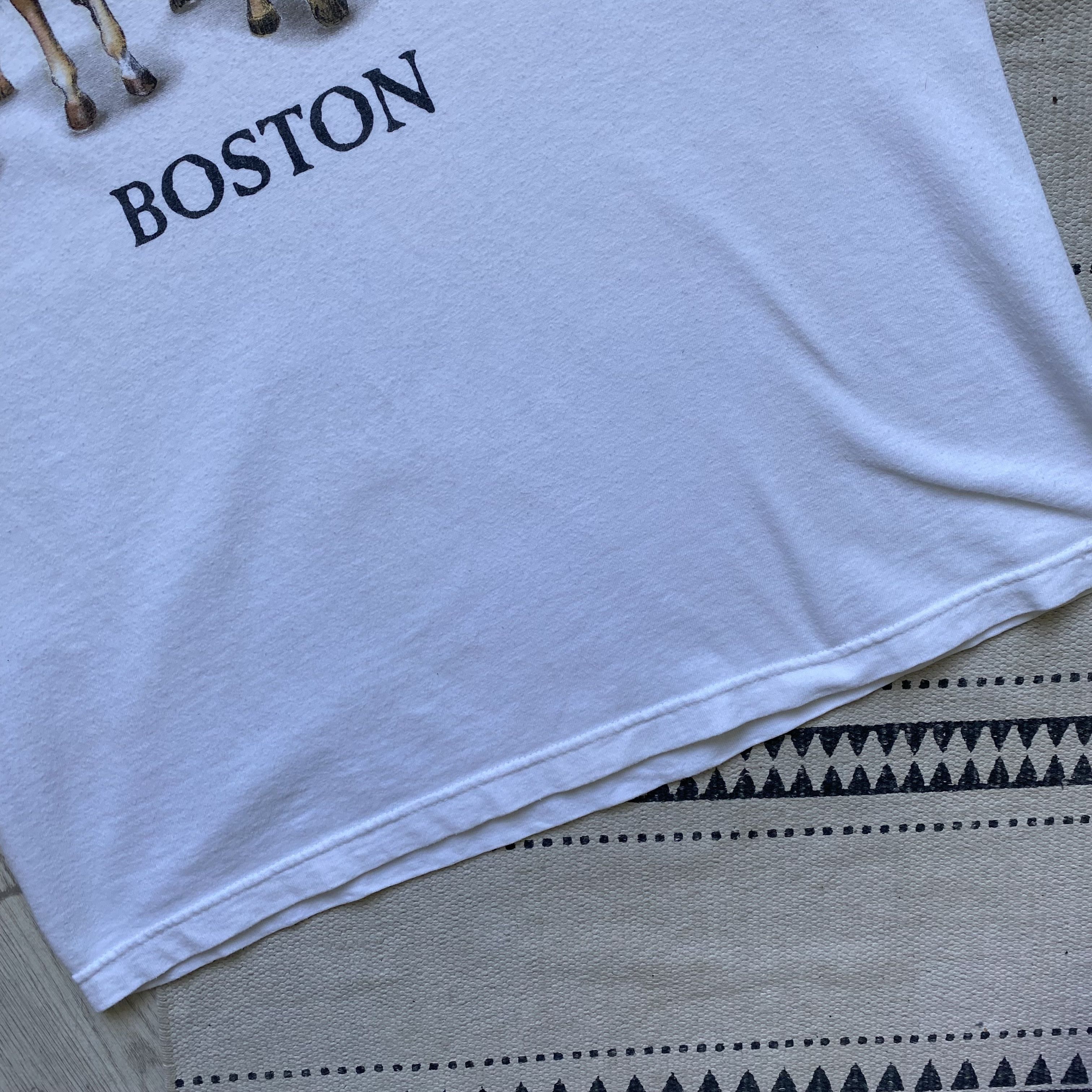 Gildan 🐎Vintage 90s USA Boston Horse Animal tee Y2K Bob Harrison Size US M / EU 48-50 / 2 - 4 Thumbnail