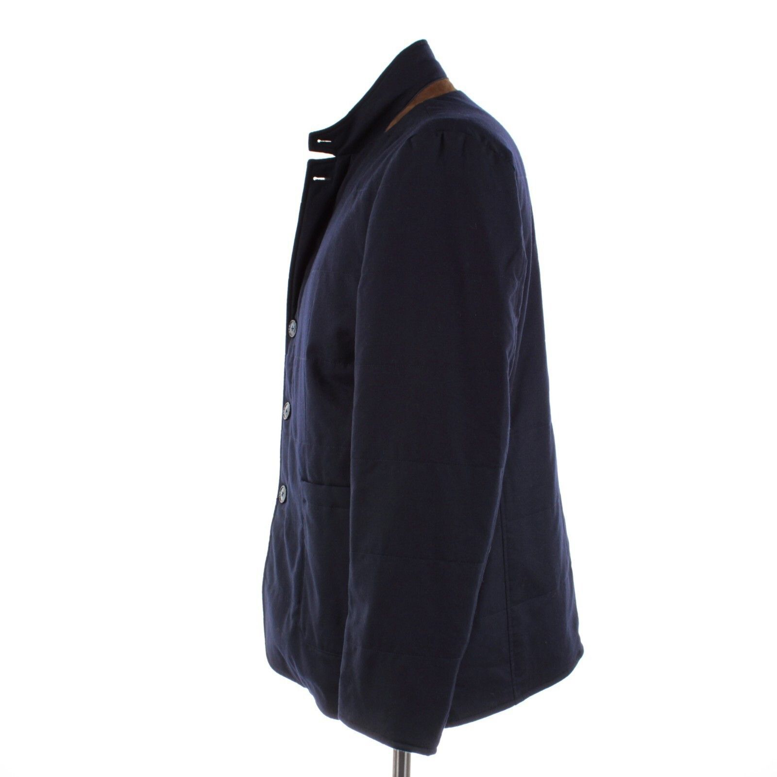 Zanella Zanella Coat Size L US In Blue Wool Size US L / EU 52-54 / 3 - 4 Thumbnail