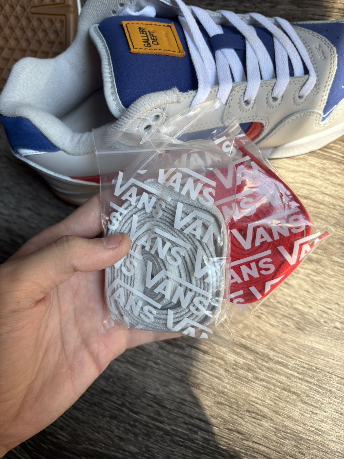 Gallery Dept. × Vans Gallery Dept. x Vans Rowley Xlt Lx Blue Red Sneaker Shoe Size US 10 / EU 43 - 10 Thumbnail