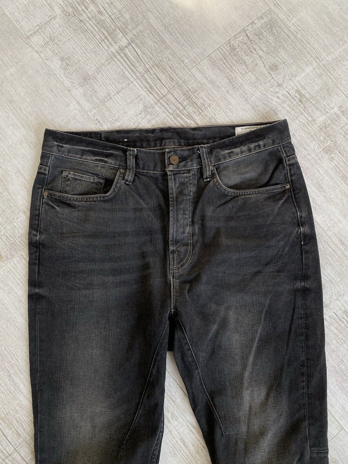 Allsaints Allsaints Washed Denim Ashtray Jeans Pants Size US 30 / EU 46 - 3 Thumbnail