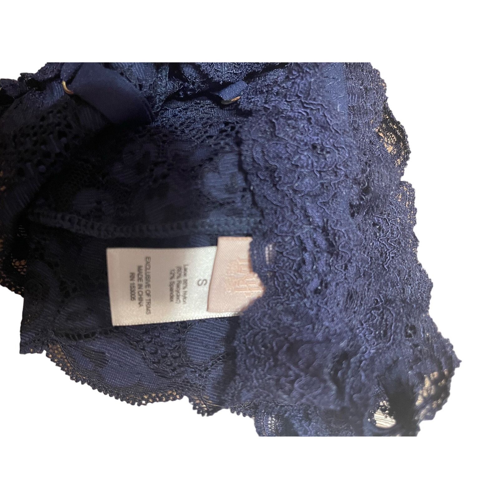 Free People We Are HAH Chi Bralette, Navy, NWOT, Various sizes Size ONE SIZE - 6 Thumbnail