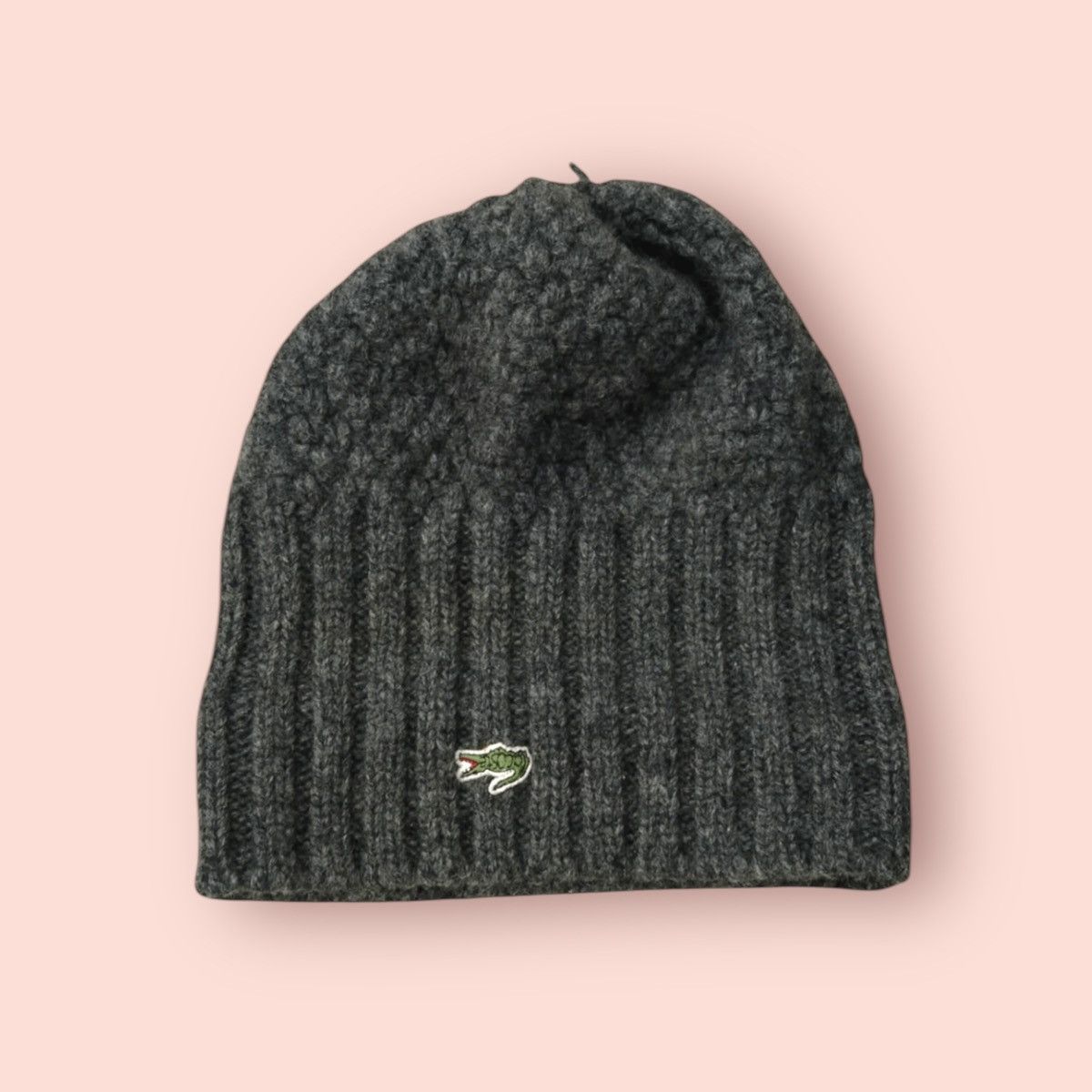 Lacoste LACOSTE KNITTED WOOL CUFFED BEANIE JAPAN Size ONE SIZE - 5 Thumbnail