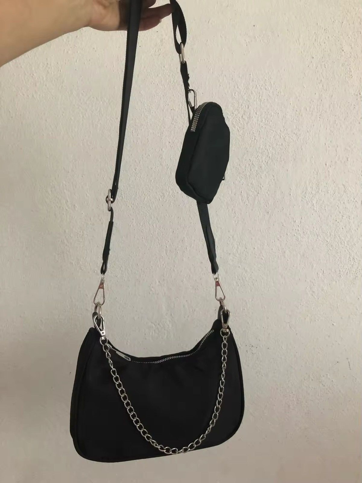 Japanese Brand × Vintage Casual Nylon Shoulder Hobo Bags Size ONE SIZE - 10 Thumbnail