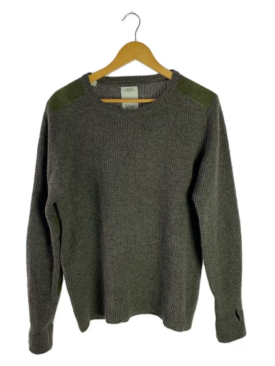 Visvim Military Patch Ribbed Wool Knit Sweater Size US M / EU 48-50 / 2 - 1 Thumbnail