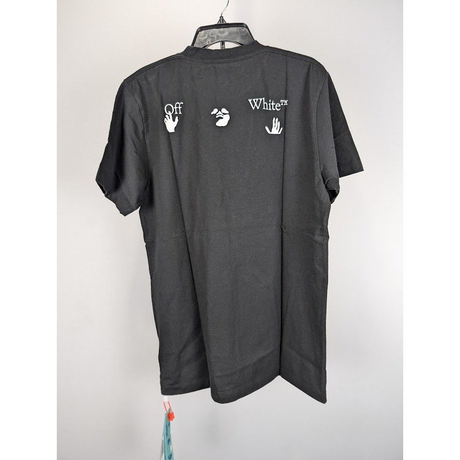 Off-White o1rshd1 Black Business Short Sleeve T-Shirt in Black Orange Size US L / EU 52-54 / 3 - 12 Thumbnail