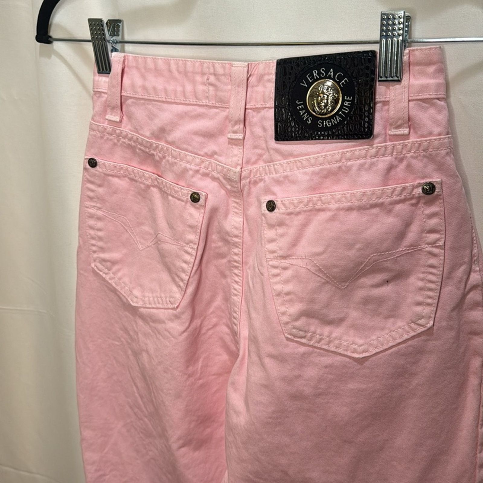 Versace Jeans Couture Versace Jeans High Waisted Skinny Jeans - Pink Size 28 Size 28" / US 6 / IT 42 - 5 Thumbnail