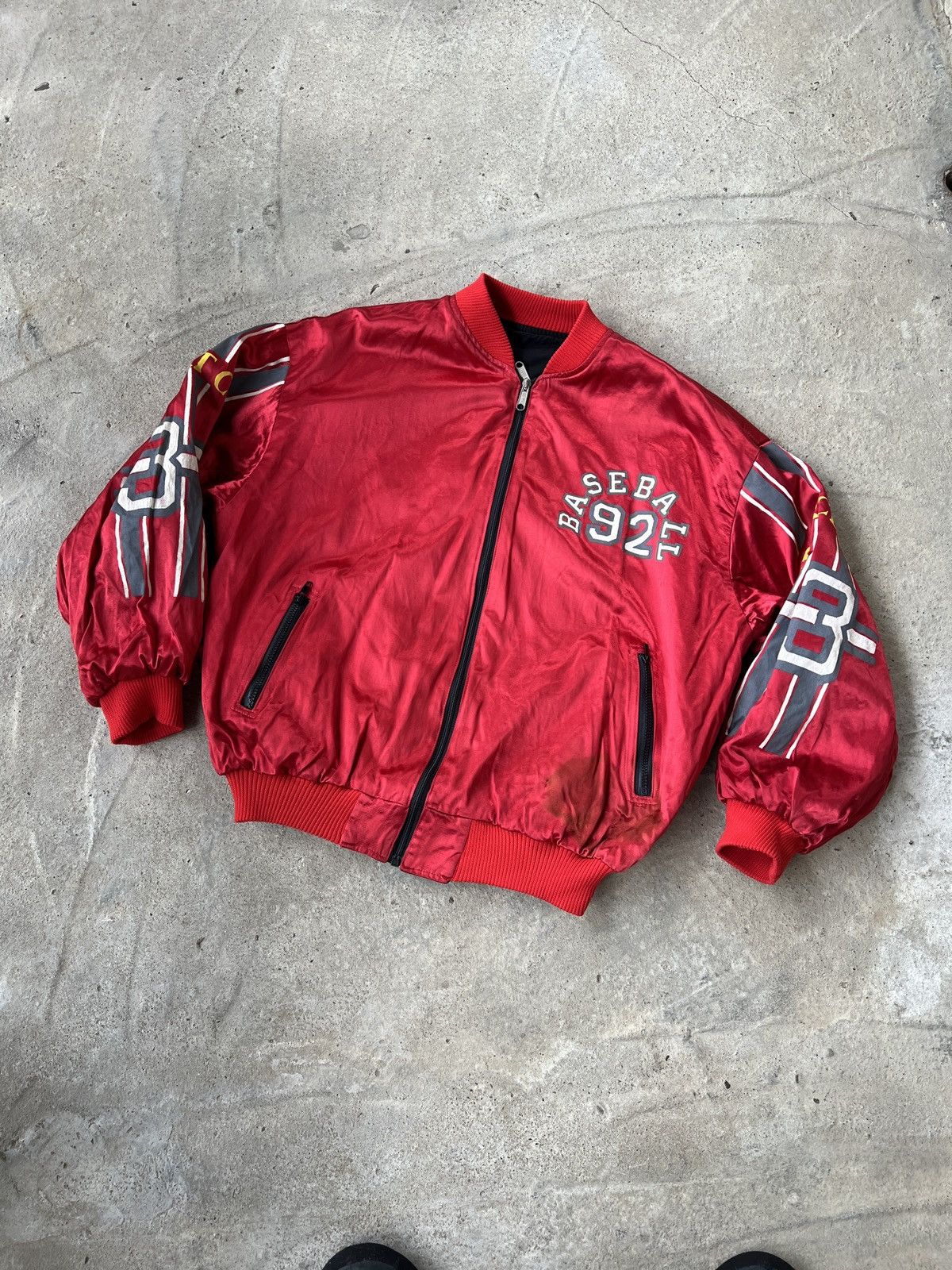 MLB Vintage Los Angeles Raiders Vintage Two-Sided Bomber Jacket Size US M / EU 48-50 / 2 - 4 Thumbnail