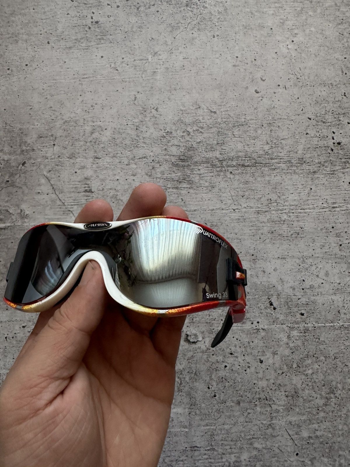 Vintage Vintage Alpina Swing 33 Quattroflex Y2K Gorpcore Sunglasses Size ONE SIZE - 4 Thumbnail