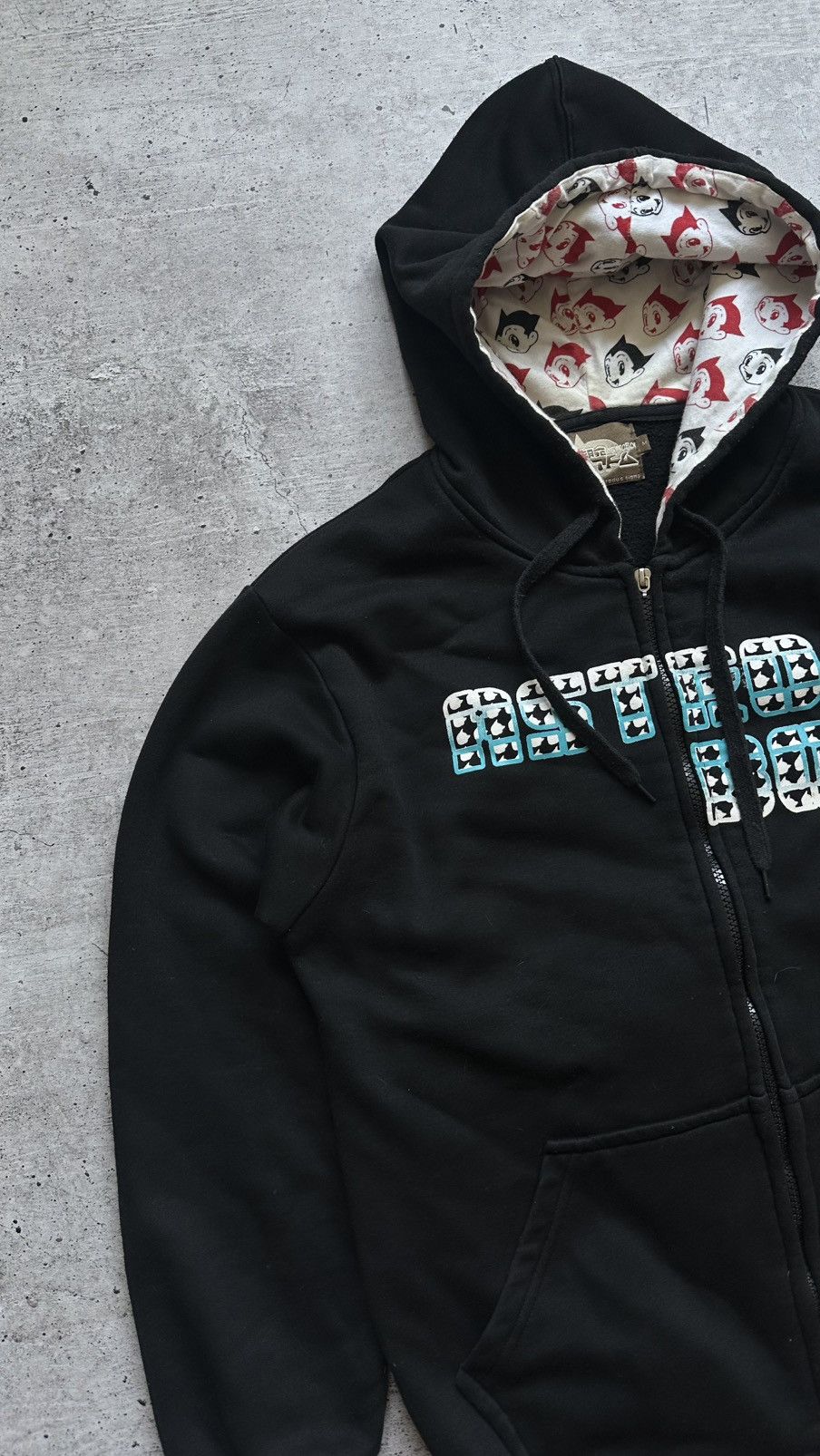 Anime Vintage Astro Boy Atom Holographic Logo Full Zip Hoodie Size US M / EU 48-50 / 2 - 6 Thumbnail