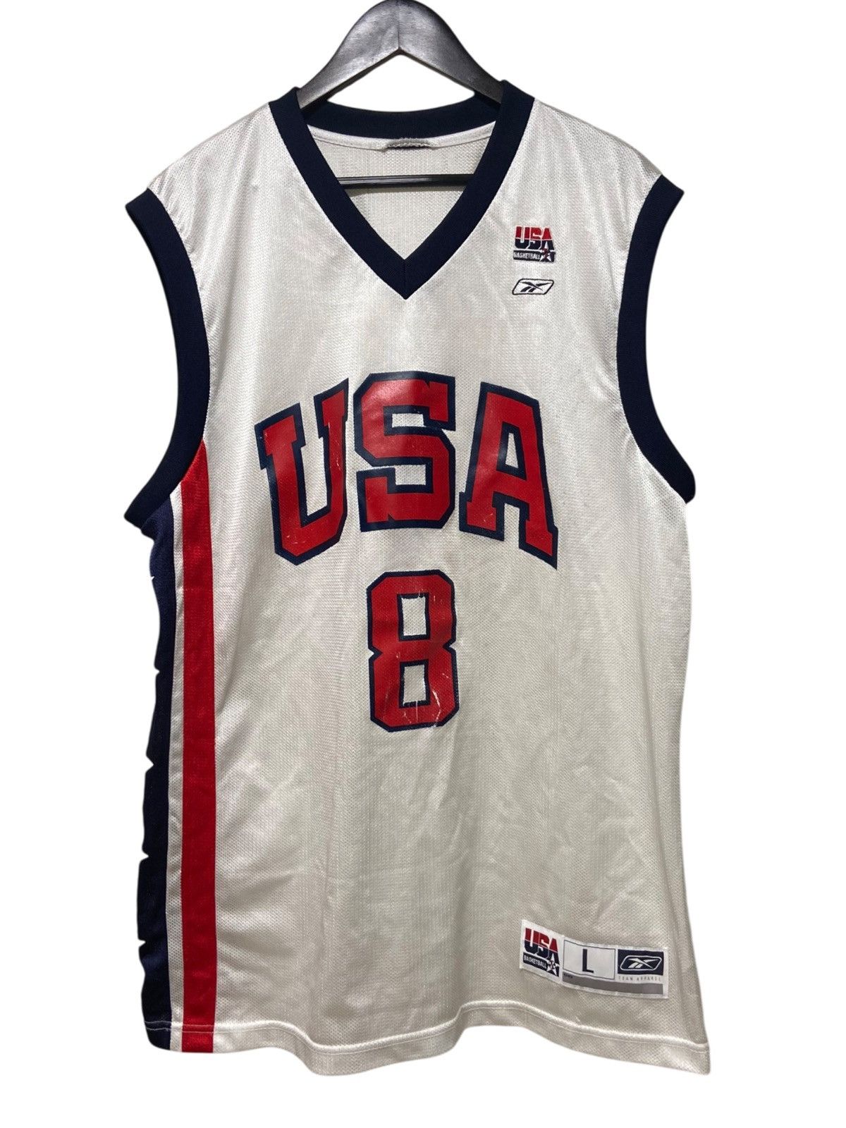Nike × Vintage Vintage Team USA Kobe Bryant #8 Jersey Reebok Rare Size L Size US L / EU 52-54 / 3 - 1 Thumbnail