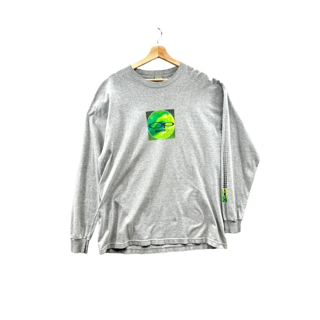 Vintage 2000's OP Sport 100% Surf L/S Graphic Tee Size US XL / EU 56 / 4 - 1 Thumbnail