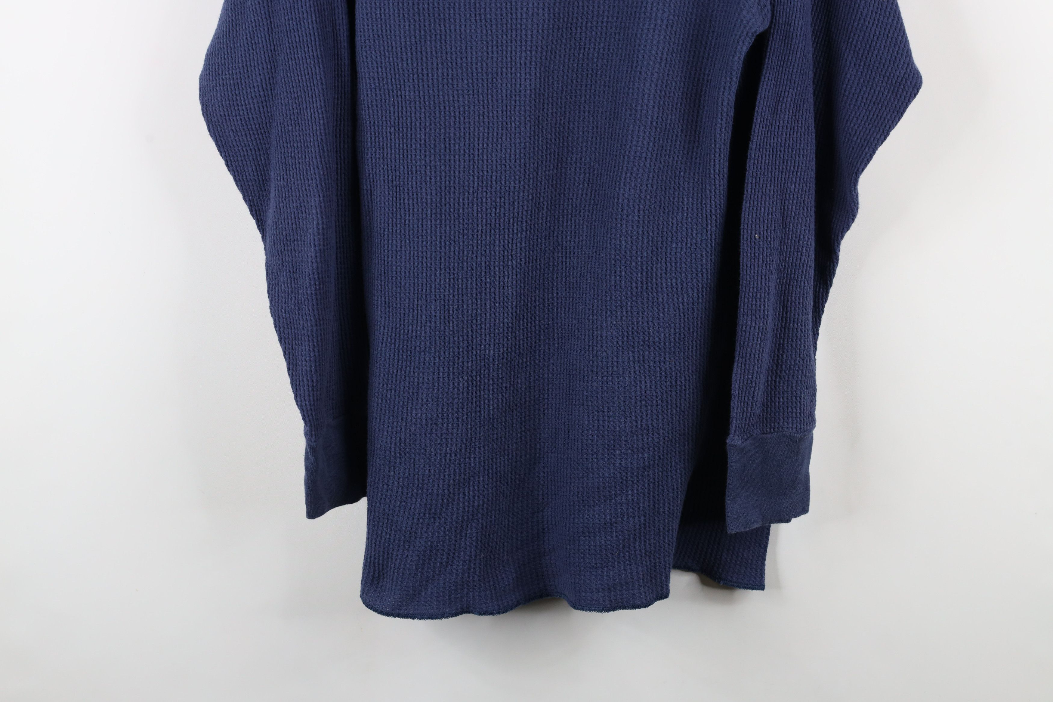 Vintage Vintage 90s Streetwear Waffle Knit Long Sleeve T-Shirt Size US XXL / EU 58 / 5 - 3 Thumbnail