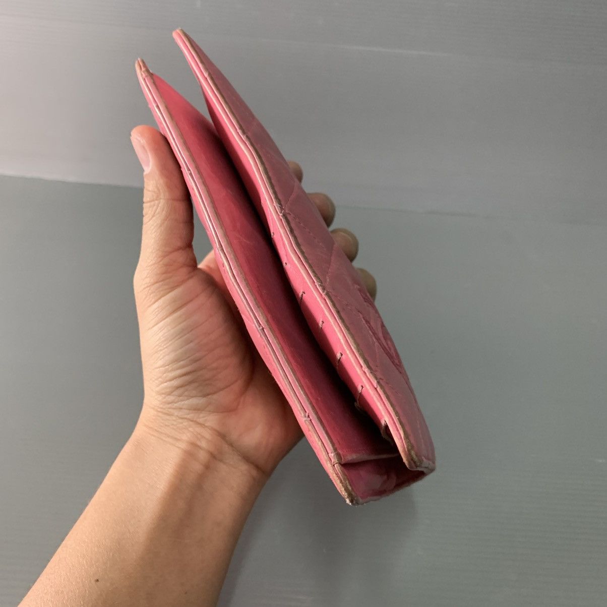 Chanel Chanel Pink Leather Long Wallet Size ONE SIZE - 8 Thumbnail