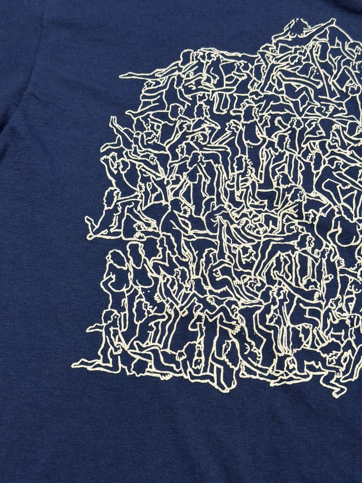 Hanes Vintage Group Sex Orgy Cartoon Graphic Collage T Shirt 80s Size US M / EU 48-50 / 2 - 8 Thumbnail