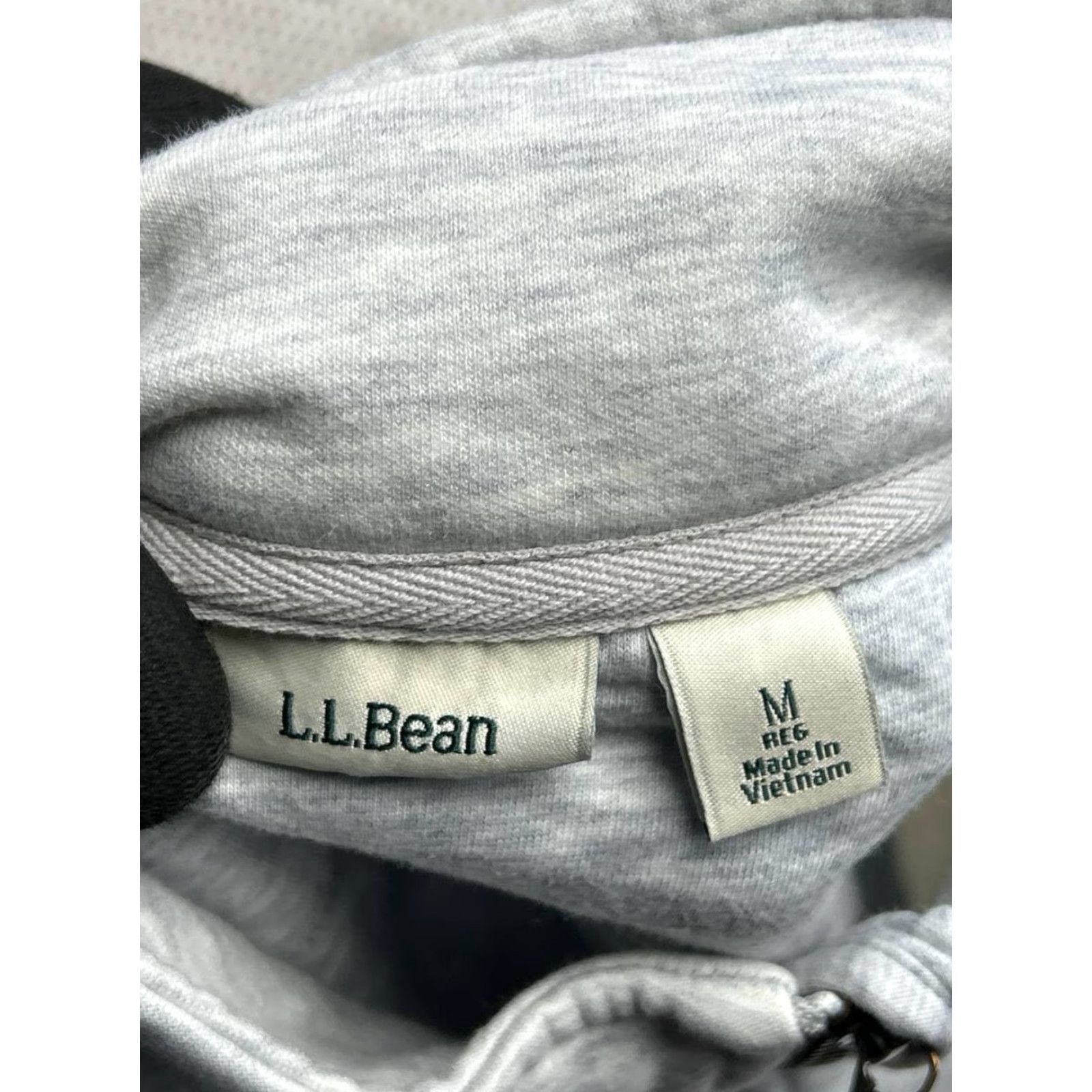 Vintage L.L.Bean Jacket Womens Medium Gray Cotton Quilted Full Zip Size M / US 6-8 / IT 42-44 - 3 Thumbnail