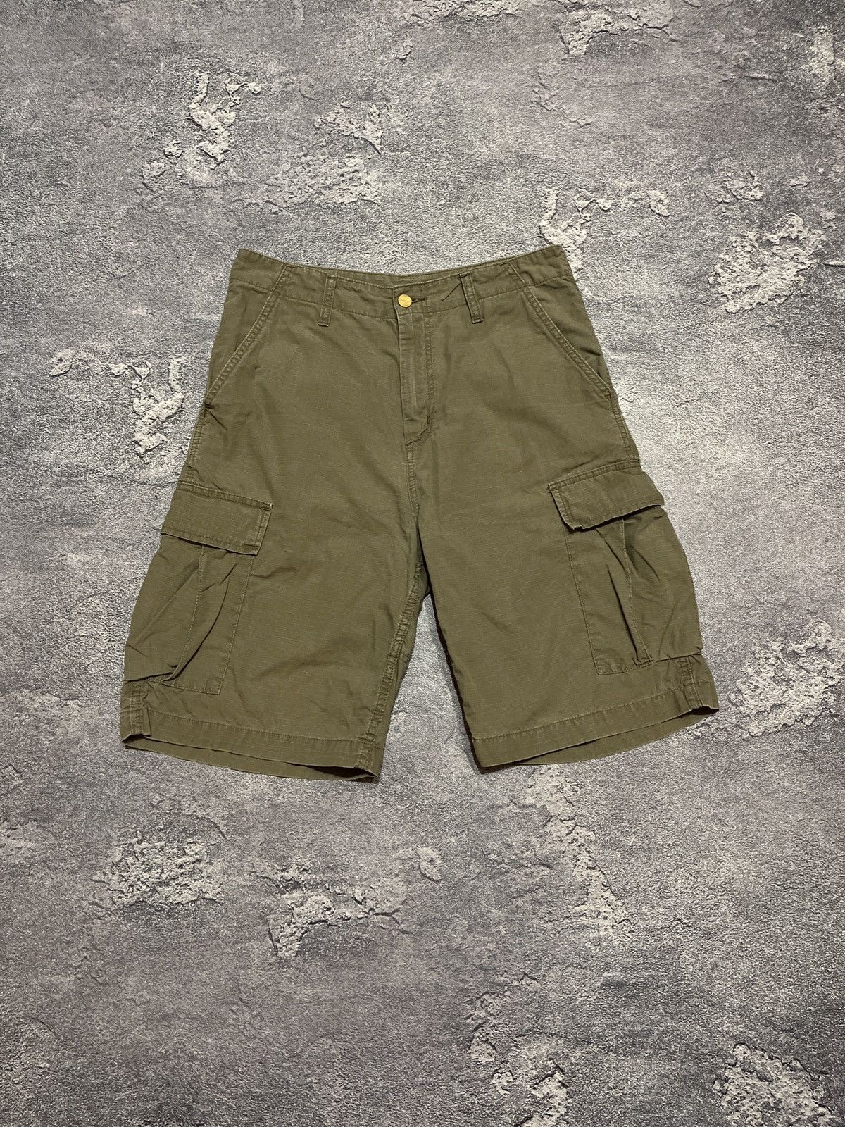 Carhartt × Vintage Carhartt Vintage Cargo Bermuda Shorts Workwear Size US 29 - 2 Thumbnail