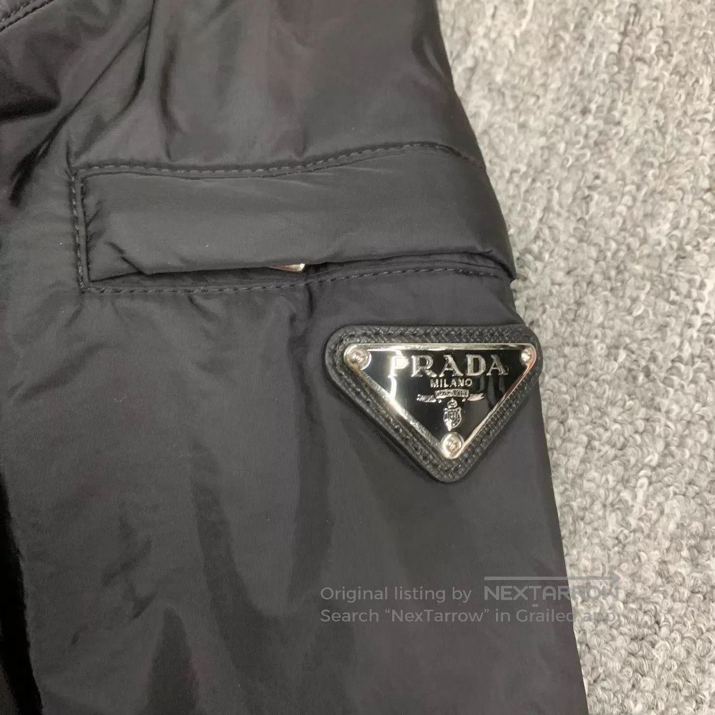 Prada Black Hooded Light Jacket Size S. Size US S / EU 44-46 / 1 - 7 Thumbnail