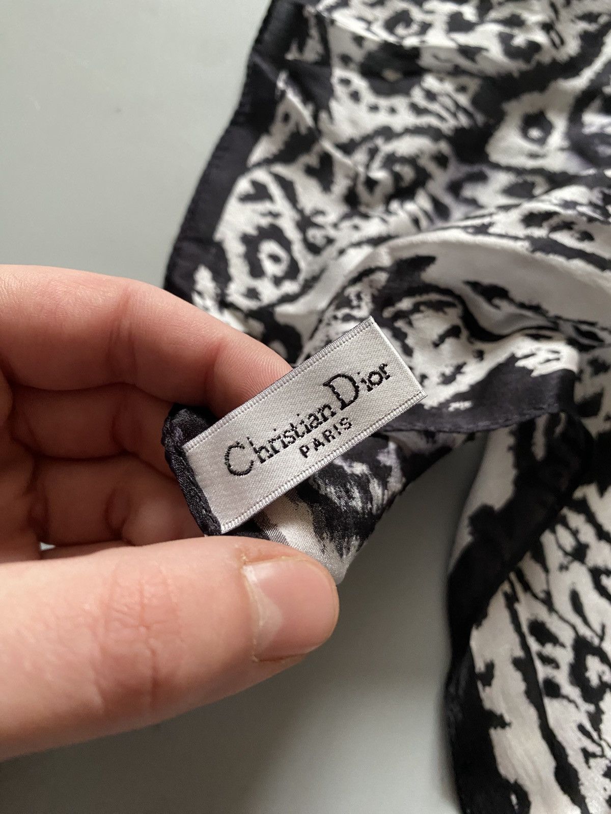 Christian Dior Monsieur Christian Dior vintage silk scarf Size ONE SIZE - 5 Thumbnail