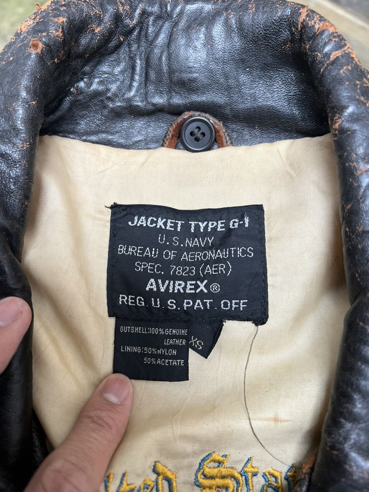 Avirex Vintage Avirex Ltd G-1 Flight Jacket (circa 1980–1990s) Size US L / EU 52-54 / 3 - 3 Thumbnail