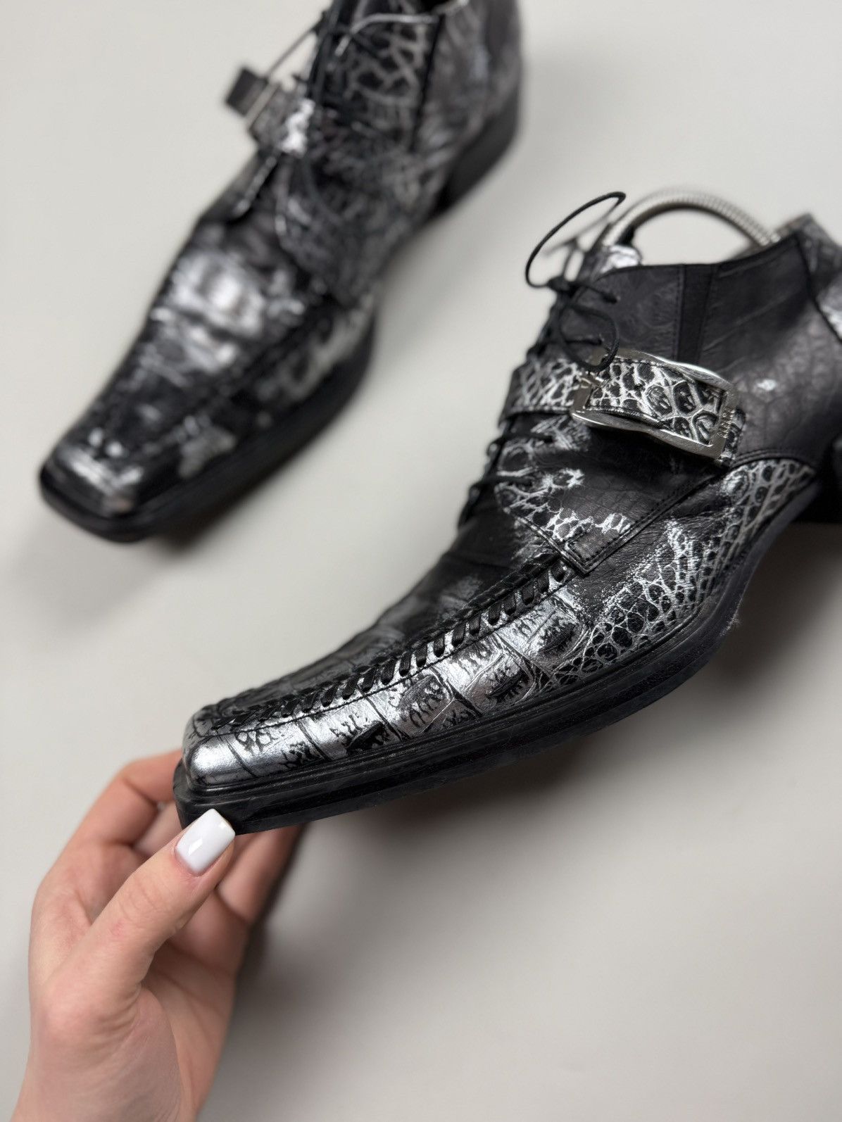 Other Bagatto Men’s Avant-garde Formal Leather Shoes Size 40.5 Size US 7.5 / EU 40-41 - 17 Thumbnail