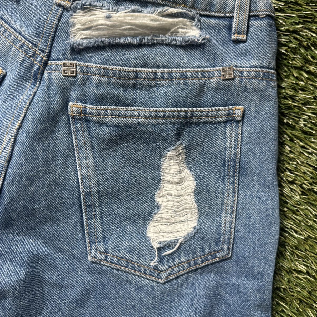 Givenchy Givenchy Distressed Panel Jeans Size 29" - 15 Thumbnail