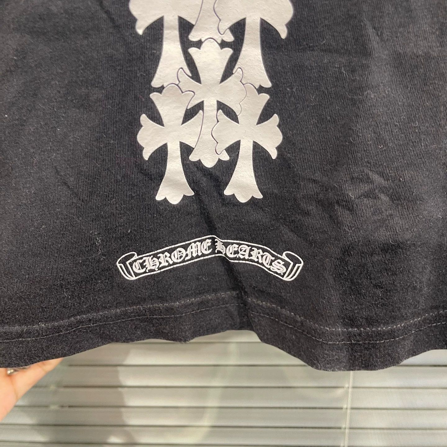 Chrome Hearts Chrome Hearts Black Dragon Bone Back Logo SS L 95 New Size US L / EU 52-54 / 3 - 7 Thumbnail