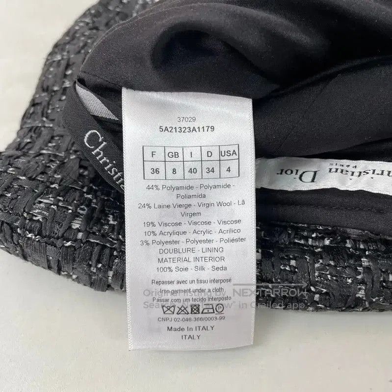 Dior Dior Summer Black Polyester Mini Skirt . Size 23" - 6 Thumbnail