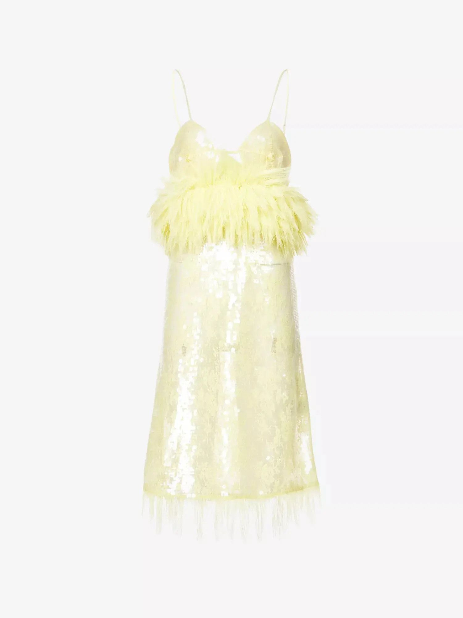 Bottega Veneta o1n1vont0325 Cotton Floral Triangle Lace And Sequins Dress Size XS / US 0-2 / IT 36-38 - 1 Thumbnail