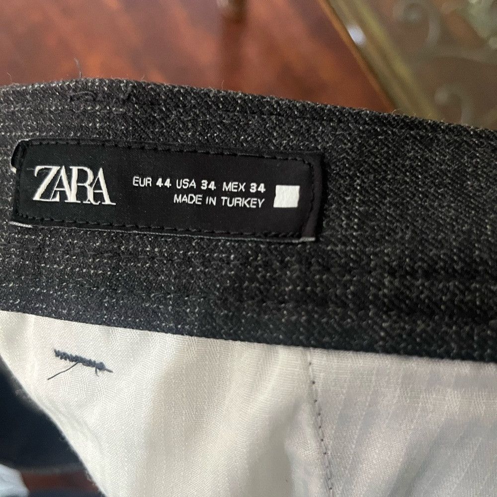 Zara Men's Zara Gray Pants Size US 34 / EU 50 - 3 Thumbnail