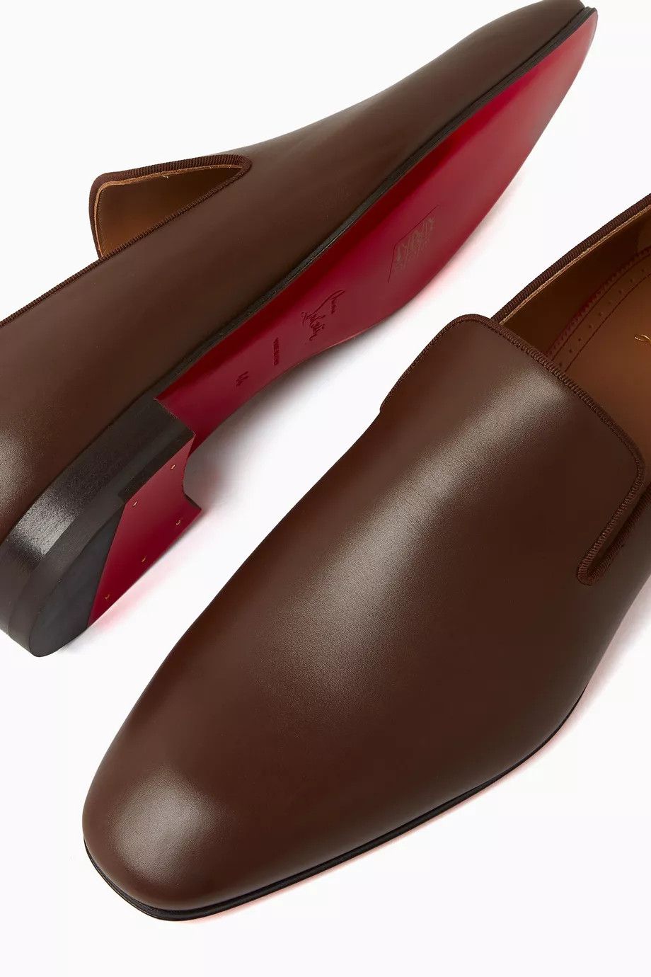 Christian Louboutin o1bcso1str0326 Slip Ons in Brown Size US 12 / EU 45 - 3 Thumbnail