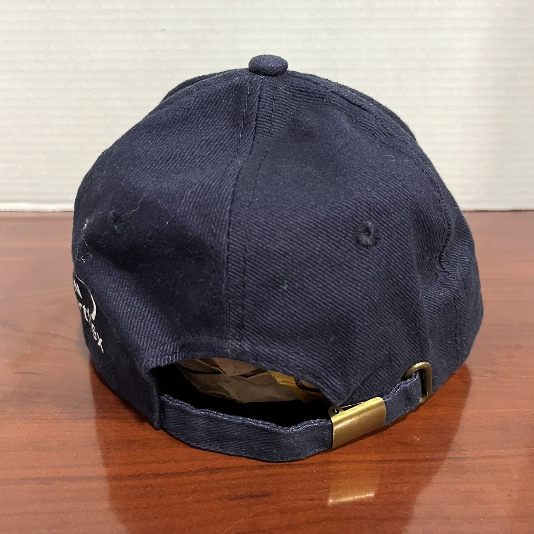 Vintage US Open Tennis Hat Cap Strap Back Navy Blue Adjustable Mens Cotton Smartflex Baseball Cap Sports 90s Mens Cap Size ONE SIZE - 4 Thumbnail