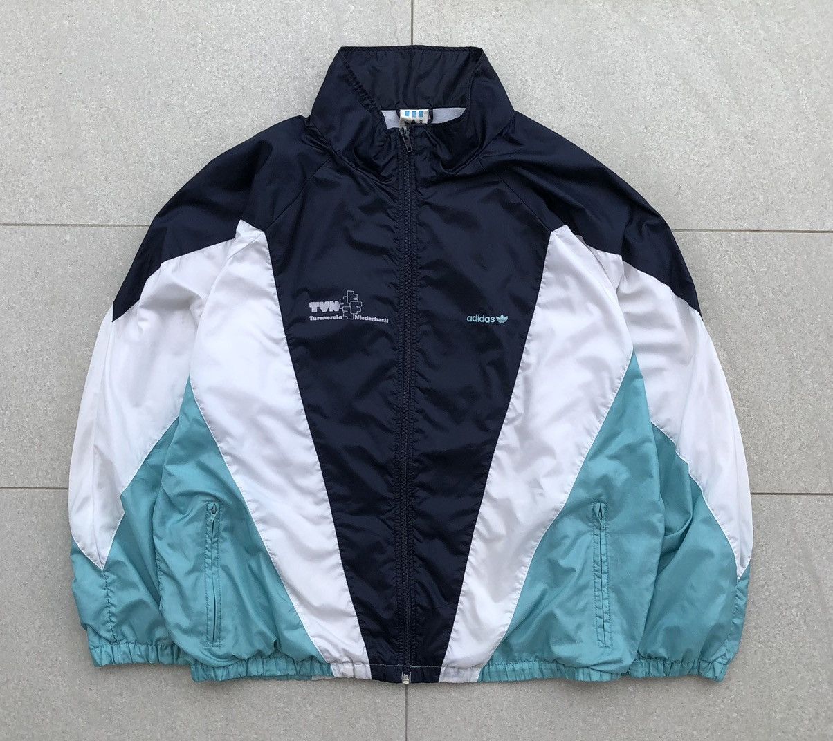 Adidas Vintage 90s Adidas Men’s Windbreaker Nylon Jacket Size US M / EU 48-50 / 2 - 5 Thumbnail