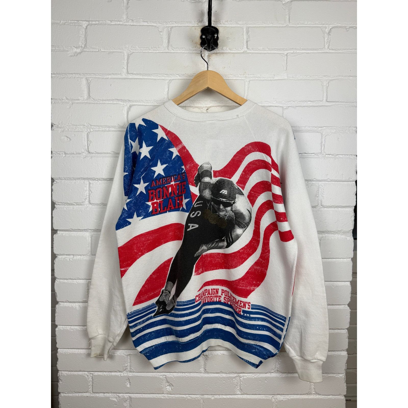Vintage Vintage 1994 Ice Skating AOP Olympic Sweatshirt Size XL 90s Size US XL / EU 56 / 4 - 2 Thumbnail