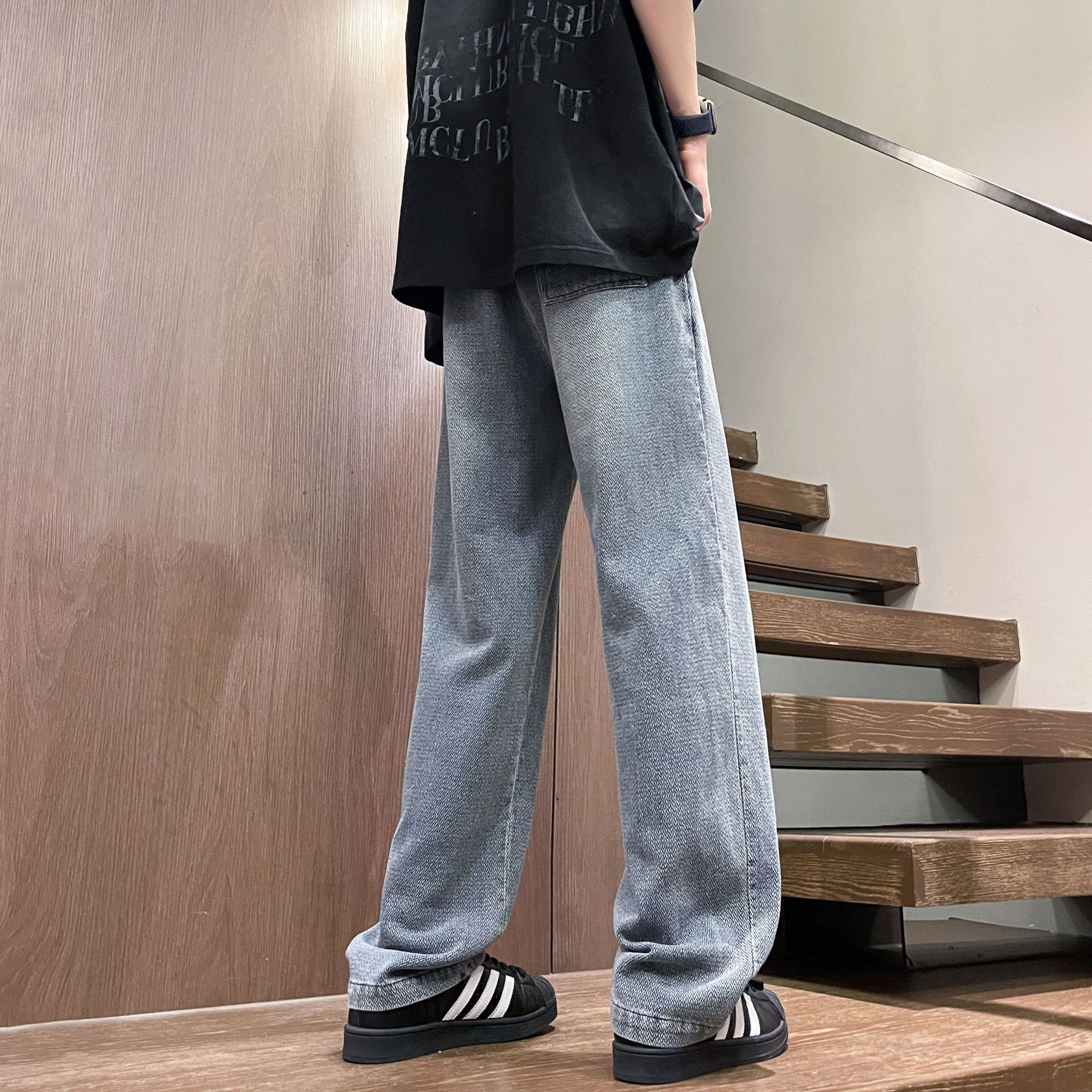 Japanese Brand × Jean Retro loose casual wide leg jeans Size US 30 / EU 46 - 3 Thumbnail