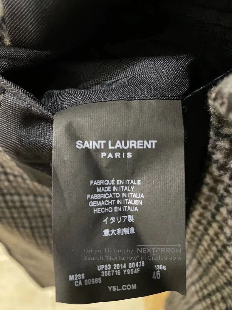 Saint Laurent Paris Saint Laurent 2014FW Houndstooth Coat. Size US S / EU 44-46 / 1 - 3 Thumbnail