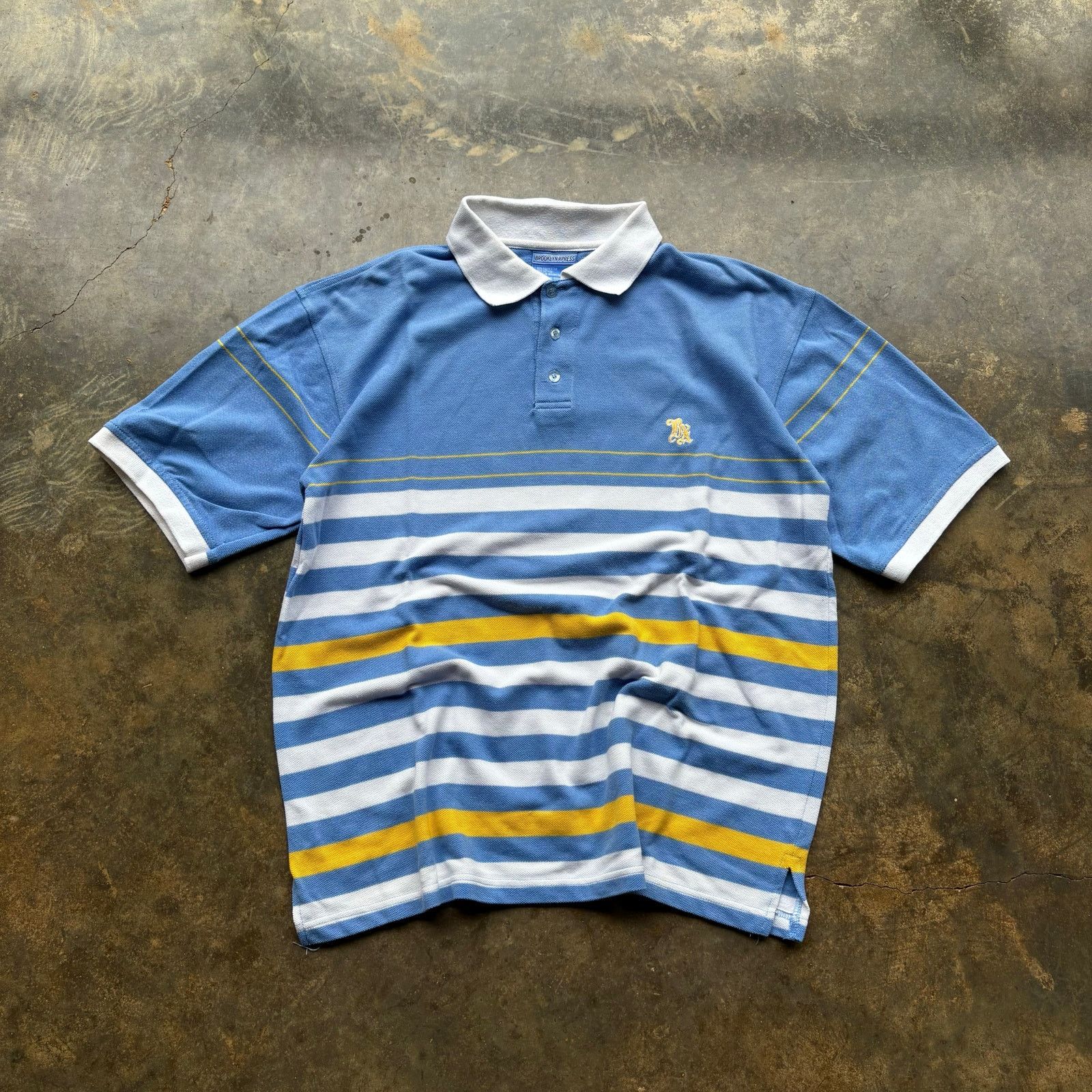 Brooklyn Xpress × Vintage Vintage Y2K Brooklyn Xpress Skater Polo Shirt Size US M / EU 48-50 / 2 - 1 Thumbnail