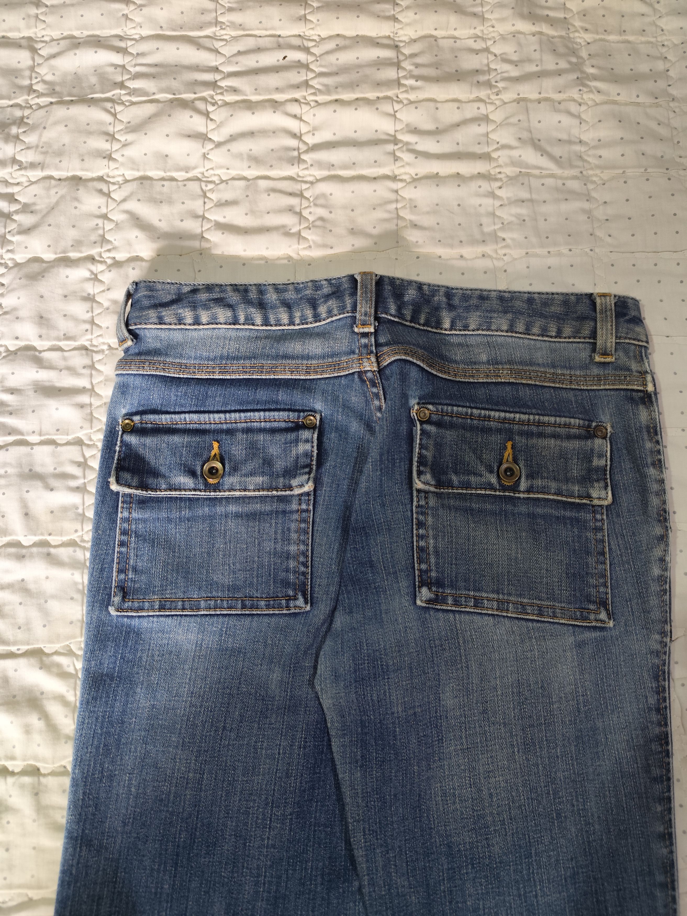 Japanese Brand Vintage Japanese Flare Denim J015 Size 29" - 10 Thumbnail