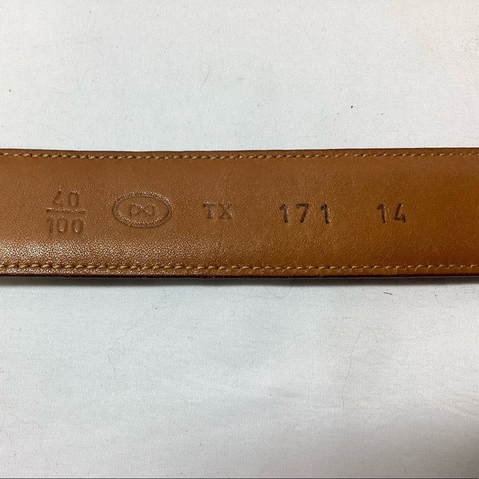 Trafalgar Trafalgar Classic 30mm Cortina Brown Leather Belt Size 40 - 7 Thumbnail